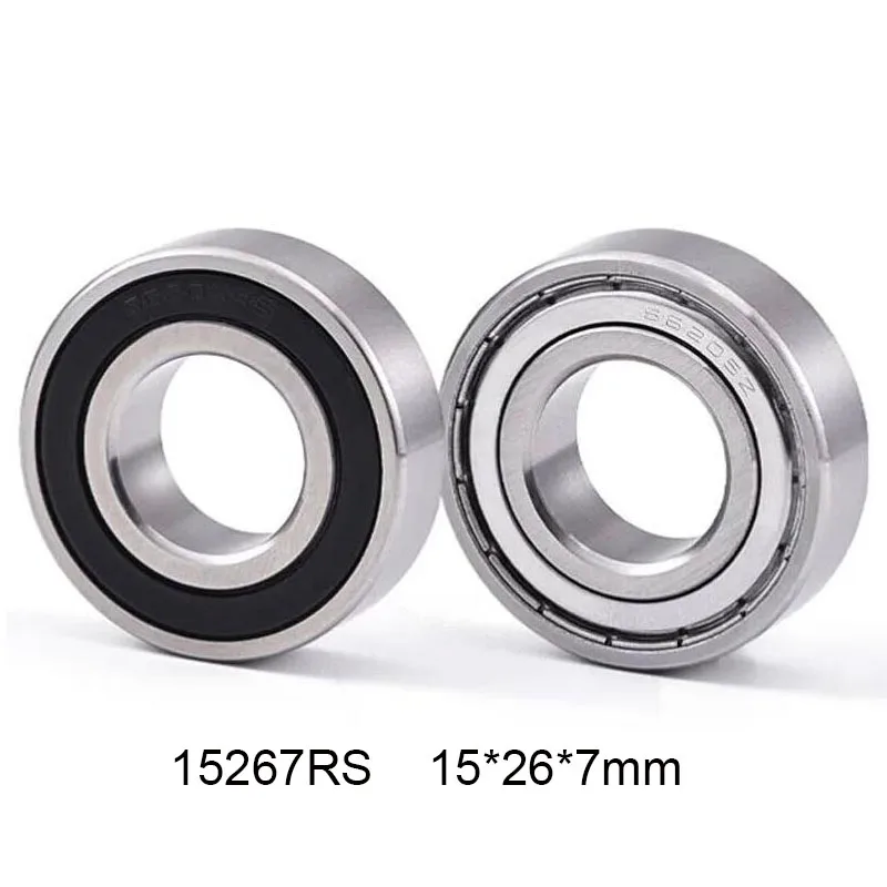 

Free Shipping 10Pcs 15267-2RS ABEC-5 Motor Grade Deep Groove Ball Rolling Bearing 6004ZZ Metal Seal 15*26*7mm Bearing Steel