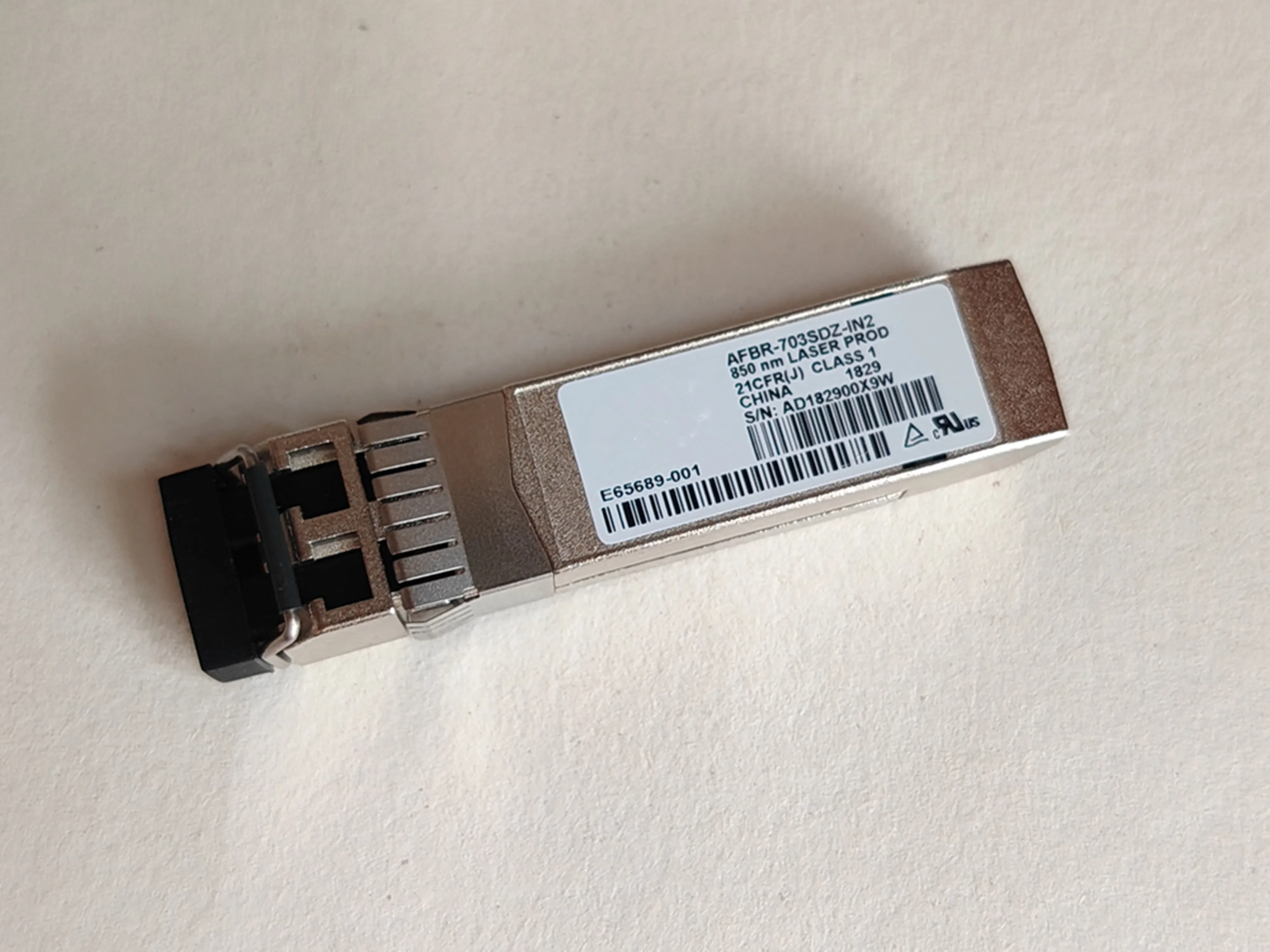1PCS New AFBR-703SDZ-IN2 E65689-001 10g Fiber optical/X520 X710 switch Network fiber module/i-nte-l 10g fibre channel module
