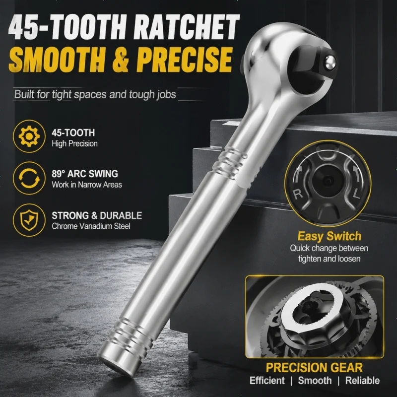 40 in 1 Multi-Function Ratchet Screwdriver Kit Magnetic Bits Mini Repair Tool Set for PC iPhone Home Use Hardware