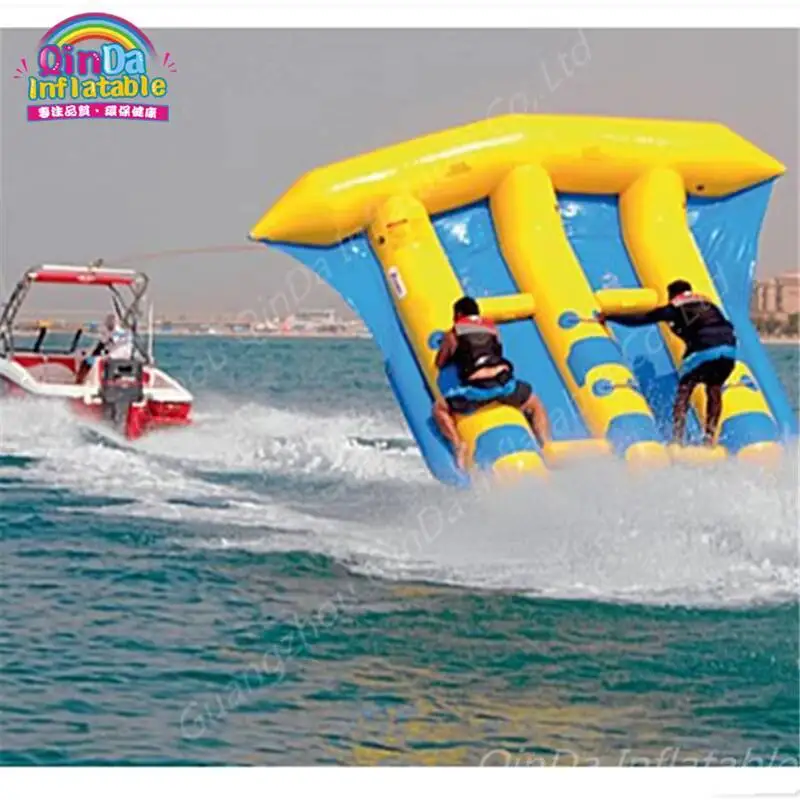 Free Air Pump With Inflatable Flying Fish Banana Boat,Inflatable Flying Fish Tube Towable,Inflatable Flying Fish Banana Boat