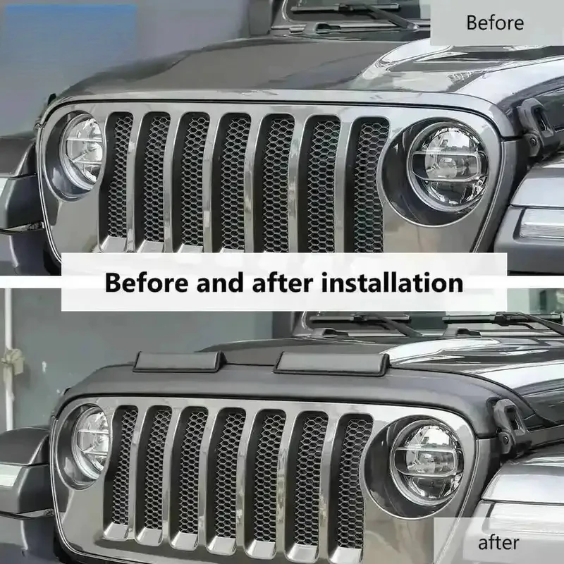 

High Quality Engine Hood Protective Cover Fit JL Gladiator JT 2018-2024 Up Exterior Car Accessories