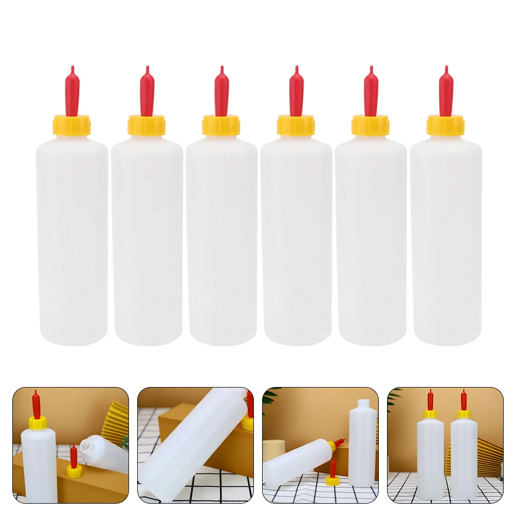 

6 Pcs Goat Milk Bottle Leak-proof Sheep Feeders Chic Details Feeding Plastic Lamp