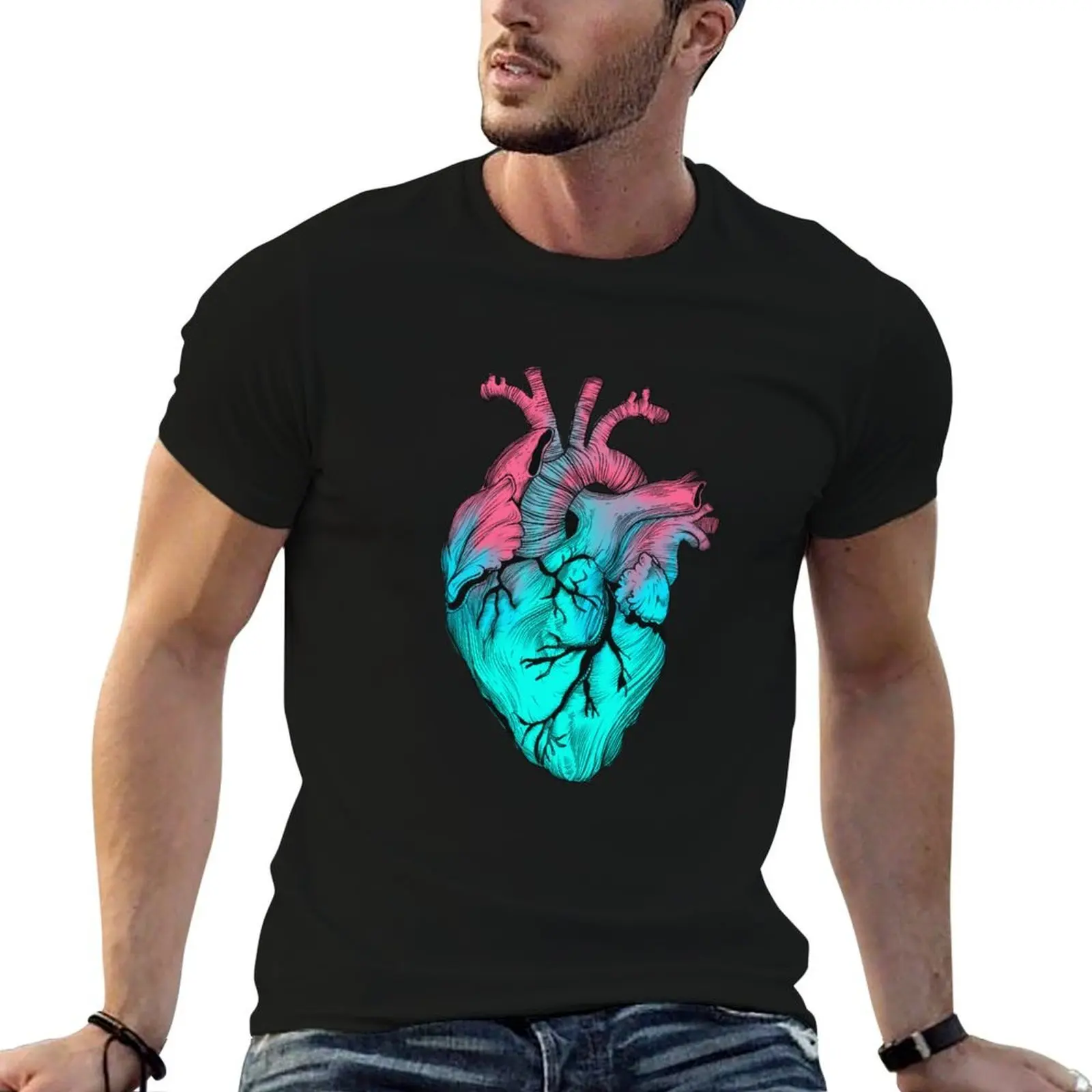 Anatomical Ice Lolly Heart T-Shirt custom t shirt anime t shirts compression shirt men