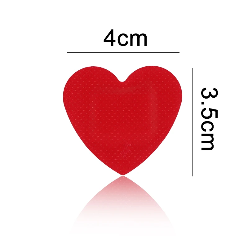 10pcs/lot Heart-Shaped Band-Aid Waterproof Wound Dressing Patches Tape First Aid Adhesive Bandage Non-woven Fabrics Sticking