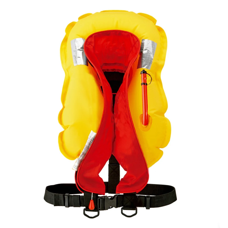 FLOATTOP Adult Automatic Manual Inflatable PFD Life Jacket Life Vest Survival Swimming Boating Fishing 150N Buoyancy 33lbs