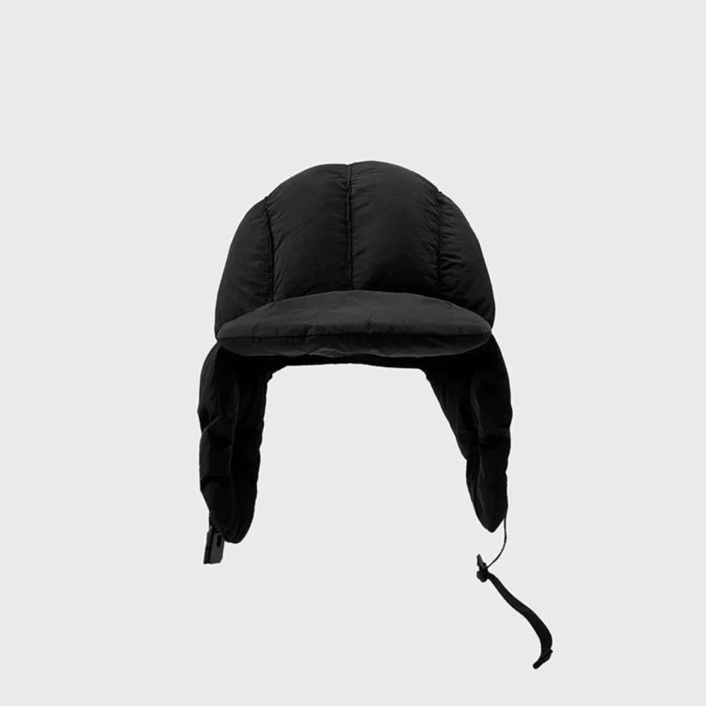 Fashion Thickened Lining Pullover Bomber Hat Padded Thermal Adjustable Buckle Trapper Hat Soft Ear Protection Flying Hat Winter