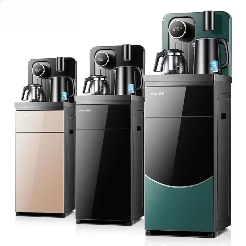 

New Drinking Machine Vertical Household High-end Lower Bucket Automatic Refrigeration Hot Intelligent New Tea Brewing Tea Bar