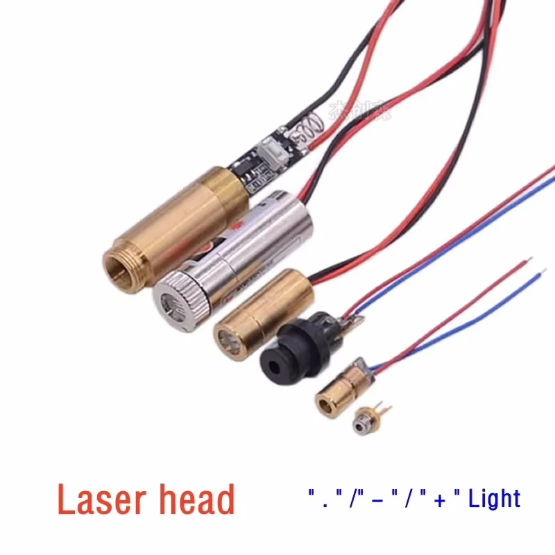 6/9/12mm 3V5V Laser Diode Dot Shaped Cross Red Green Laser Head Infrared Module