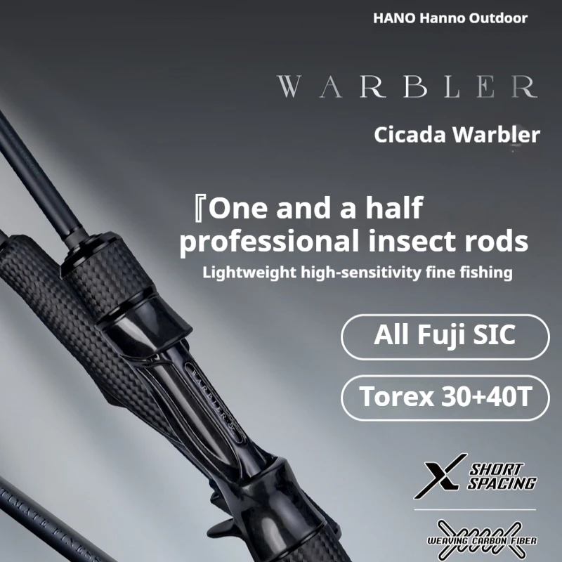 

HANO Lure Rod 2025 New Long-distance Fishing Rod Spinning Casting Mandarin Fish