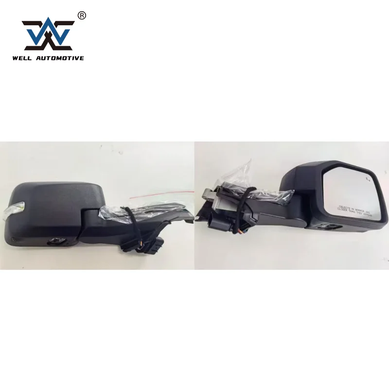 Espelhos laterais dobráveis automáticos para espelho lateral Bronco com luzes giratórias espelhos de carro versão dos EUA