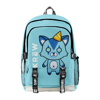 ItsFunneh Krew distretto Merch zaino 2022 borsa da scuola stile Casual donna uomo ragazze ragazzi borsa Unisex