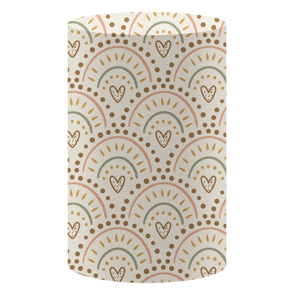 بوهو موضوع غطاء اسطوانة لحفلات عيد ميلاد ، الزفاف والطفل دش الدعائم الديكور الطرف