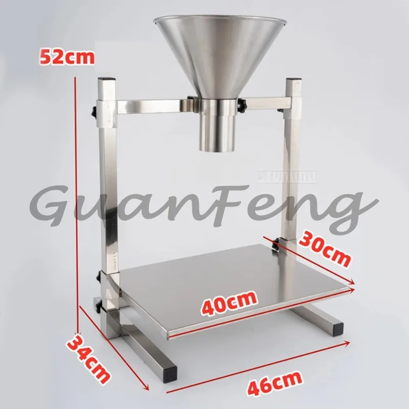 Large Diameter Stainless Steel Vacuum Bag Funnel with Bracket