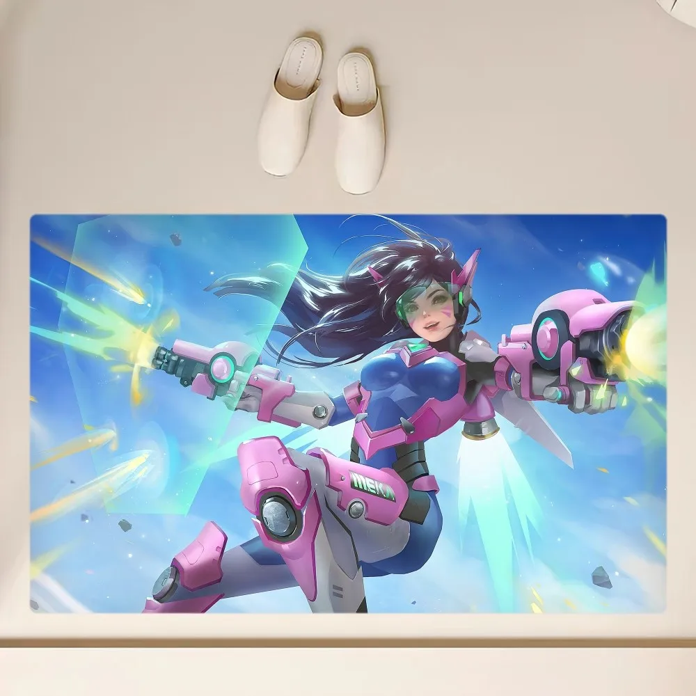 Overwatch Game Floor Mat Anti-Slip Badkamer Keuken Slaapkamer Woonkamer Entree Tapijt Home Decor