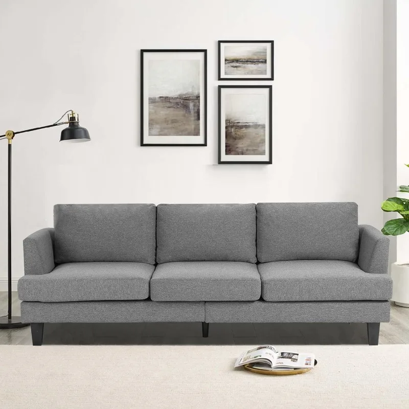 3 Seater Sofa Couch with Deep Seats, 88