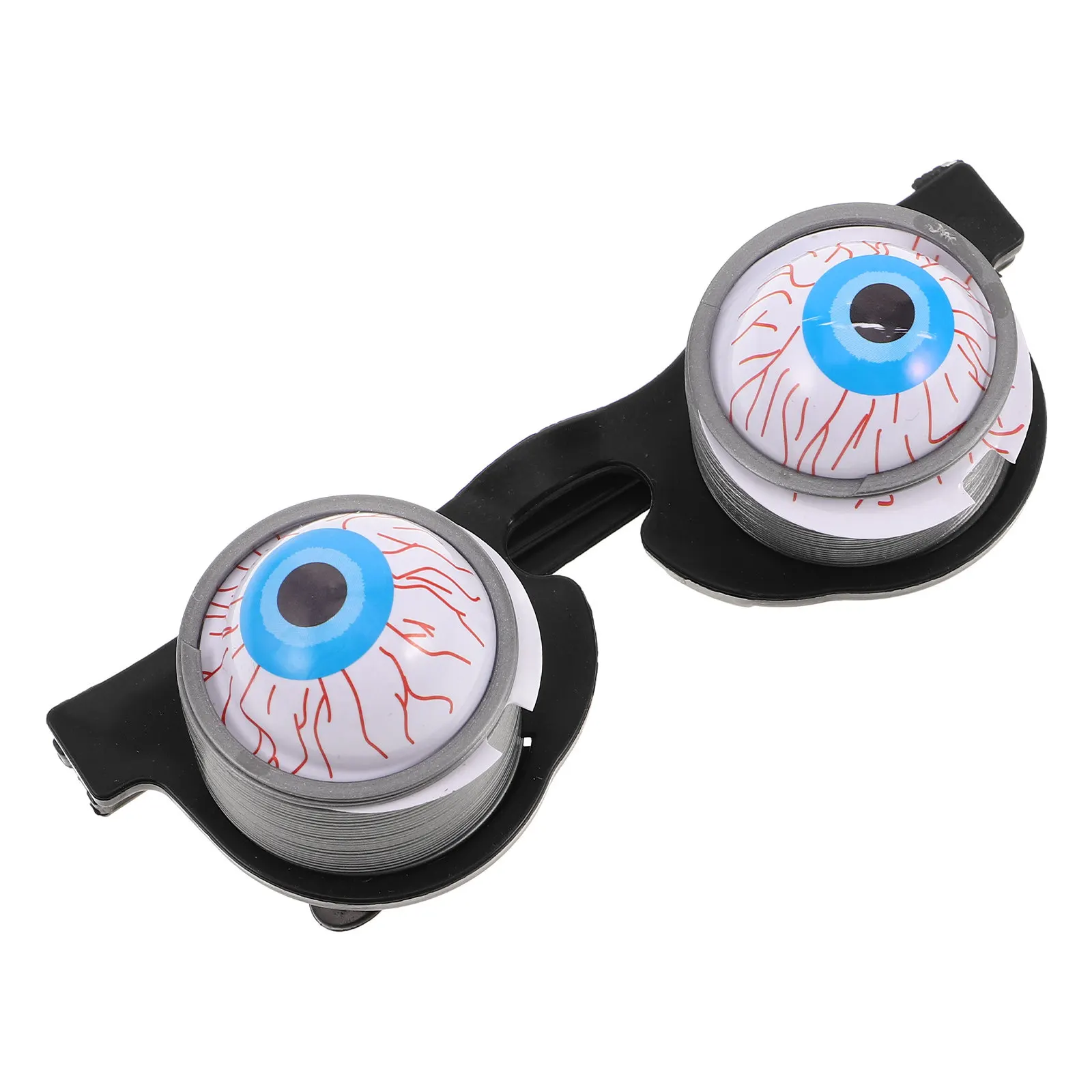 Funny Eyeglass Bouncing Eyeballs Unique Halloween Prank Prop Party Costume Decor Novelty Gag Gift Spooky Eye-Popping