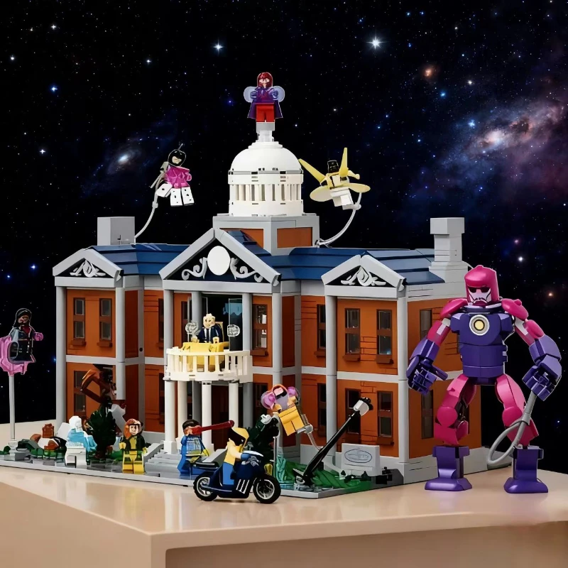 2025 76294 X قصر بطل قاعدة X-القوة مركز القيادة اتجاه التحول بنة الطوب 3093 قطعة لعبة عيد الميلاد هدية عيد ميلاد