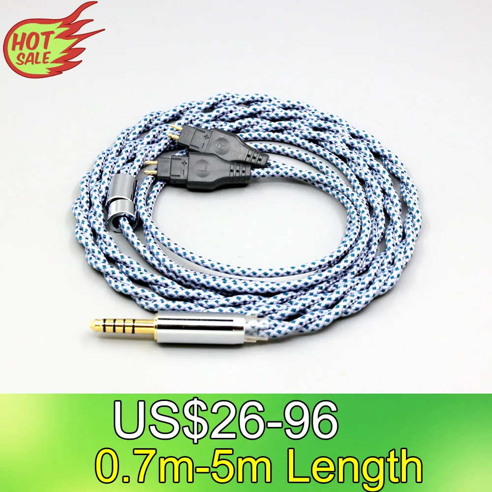 99% Pure Silver Mix Graphene OCC Shielding Earphone Cable For Sennheiser HD580 HD600 HD650 HDxxx HD660S HD58x HD6xx LN008659