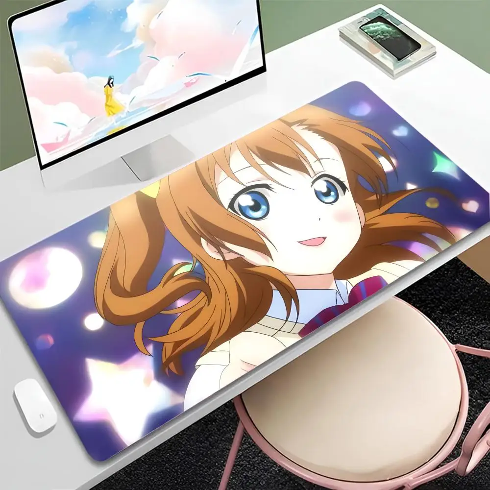 

anime Love L-live H-honoka Kosaka Mouse Pad Mousepad Large Gaming Mouse Pad LockEdge Thickened Computer Keyboard Table Desk Mat