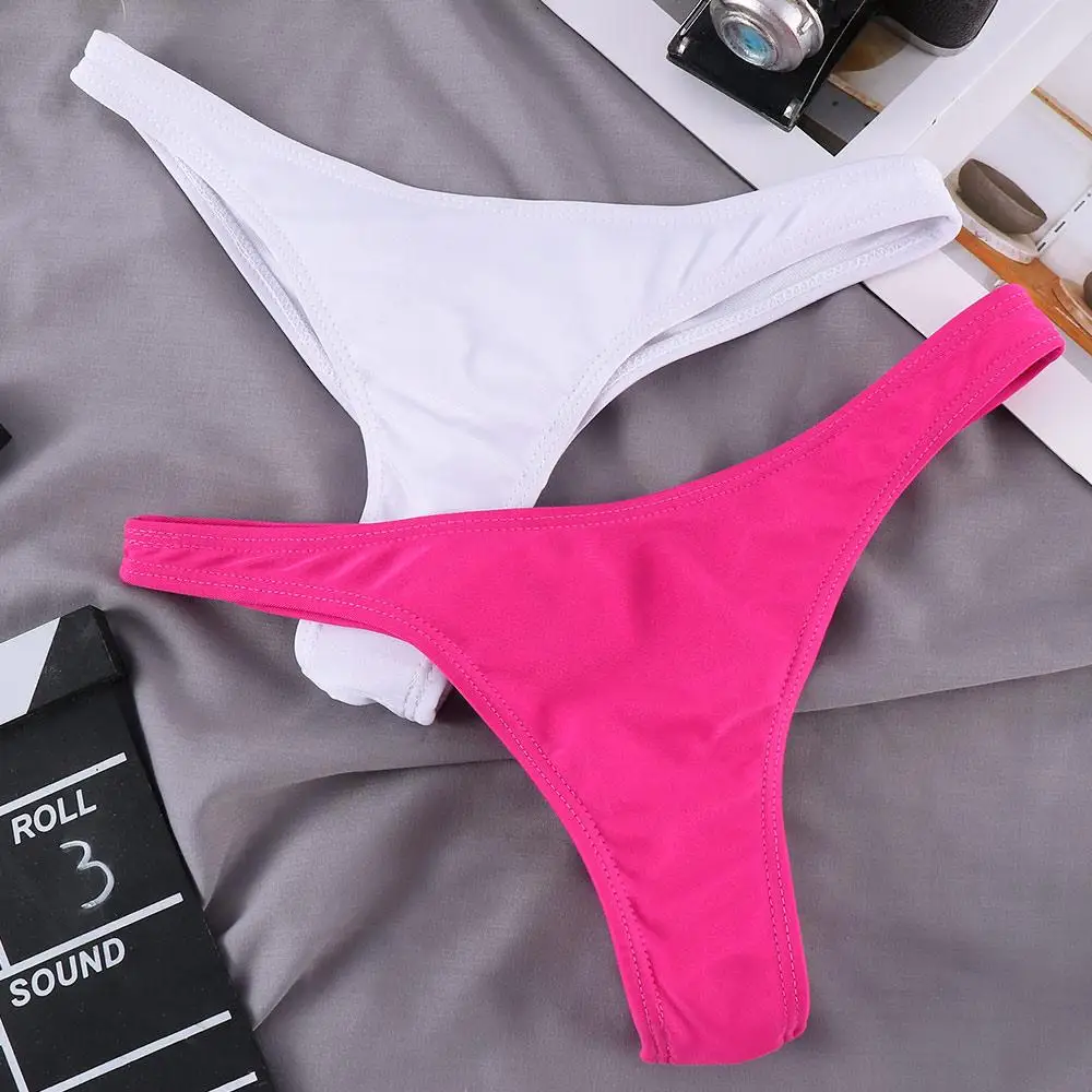 Maillot de bain pour femmes, culotte tanga sur le côté, bikini