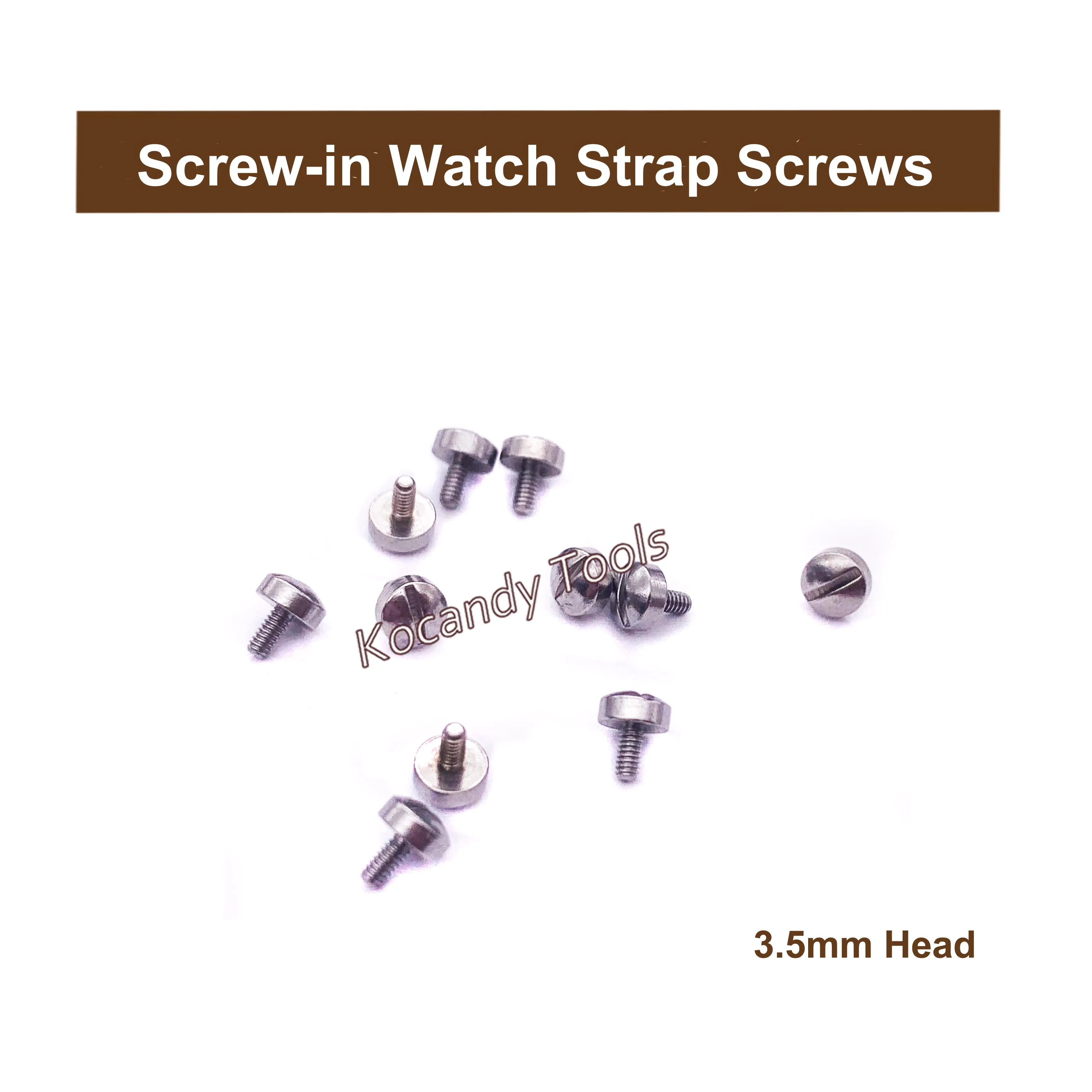 Screw-in Watch Strap Link  Tube Rod Lug Stem Watch Screw for Watchmaker Repair Tool Kits