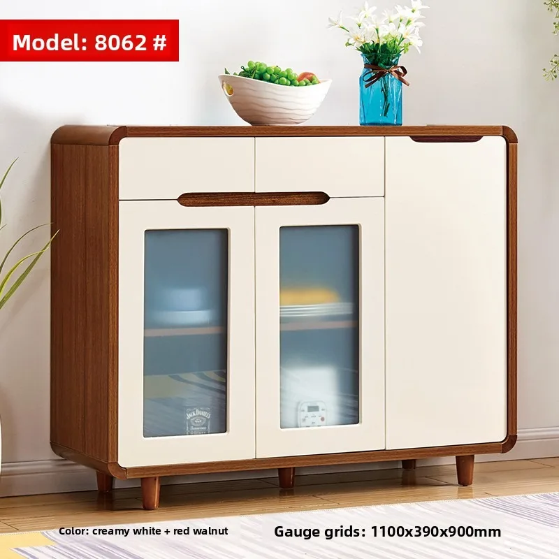 إنتاج خزانة جانبية لغرفة الطعام الطبيعية العمودية في غرفة المعيشة الحديثة #6