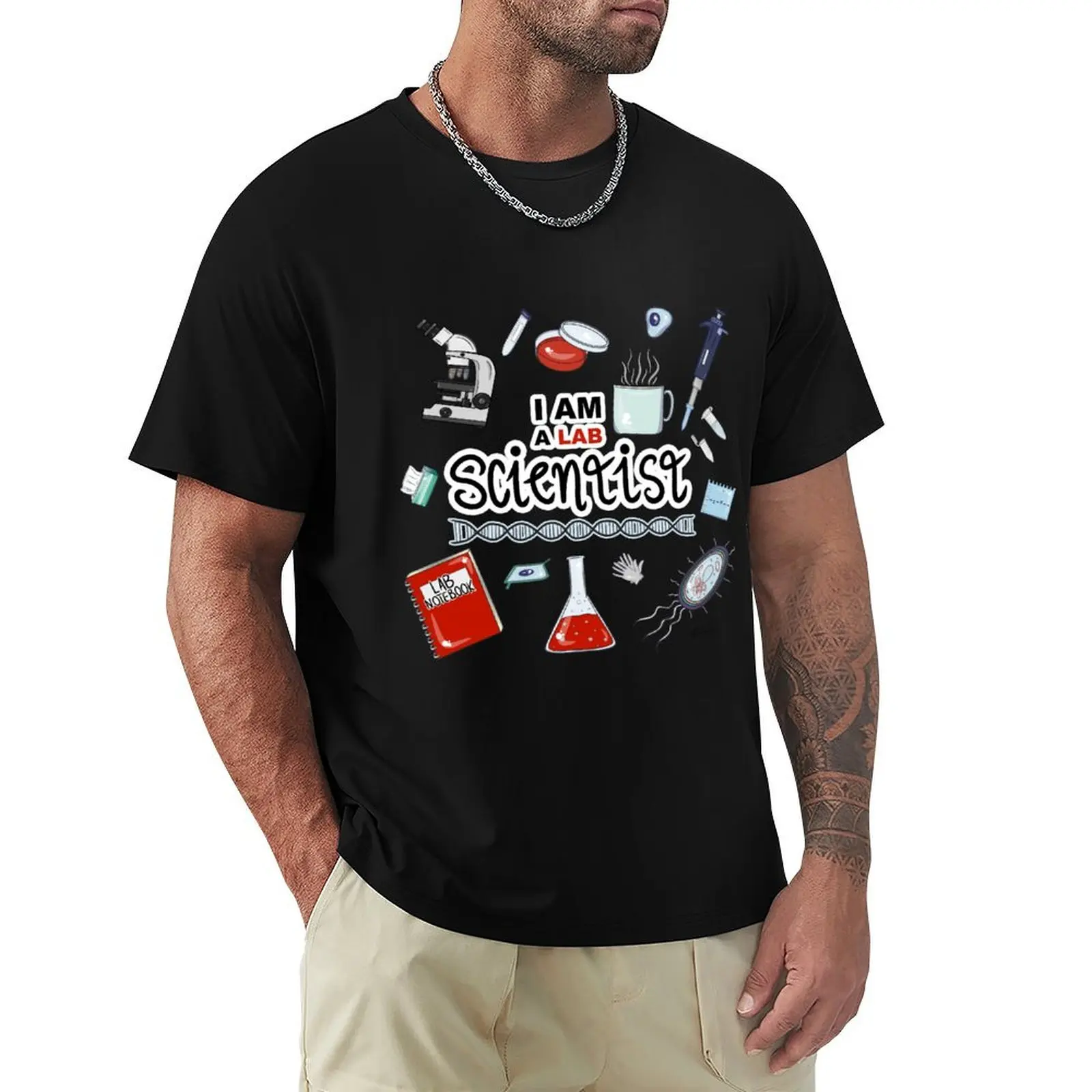 I am a Scientist T-Shirt Athletic Fit Sports Short Sleeve Top