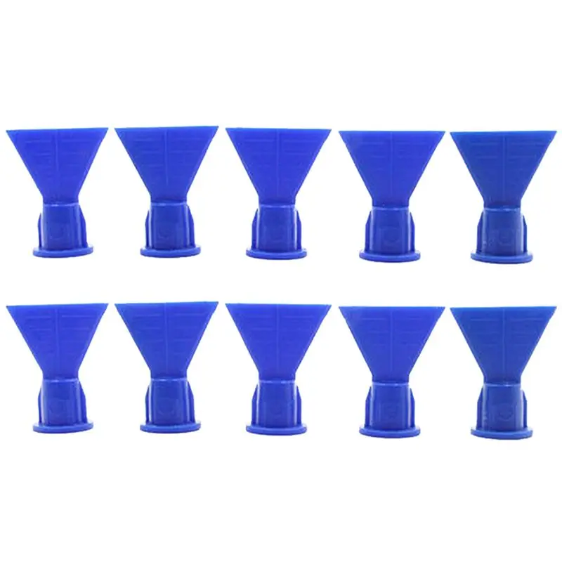 

ELEG-Wave Shape Silicon Cone For Cartridge Caulking Spare Part Nozzle Spray Tip For Sealant Dispenser Syringe Accessory 50Pcs