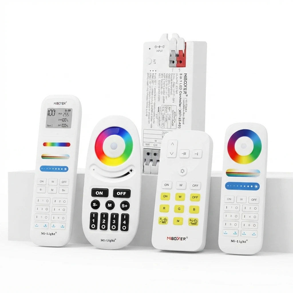 Miboxer FUT088 FUT089S FUT100 E3-WR 3in1 Smart WIFI+2.4GHzRF Tuya APP Voice Control Dimmer RGB RGBW RGBCCT LED Strip Controller