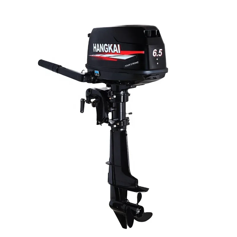 New Water Cooled HANGKAI 6.5hp 4 Stroke  Outboard Engine For Inflatable Boat