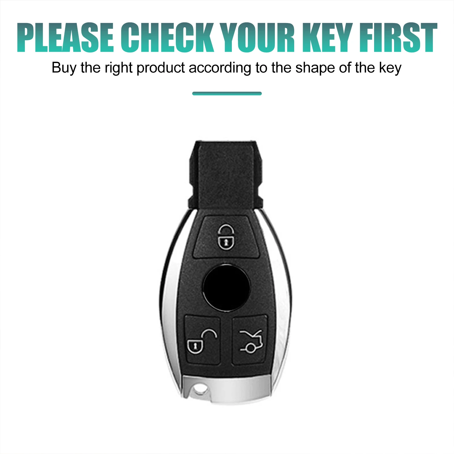 Transparent TPU Car Key Case Cover Accessories for Mercedes Benz A B C S V ML Class AMG CLA GLA GLC GLE GLS W204 W212 W220 W205