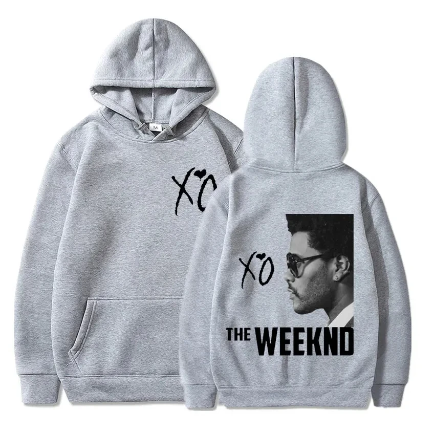 The Weeknd XO Albums Print Sweatshirt Unisex Softstyle Vintage Hip Hop Clothing Hoodies Men's Fashion Oversized Pullovers Hoodie