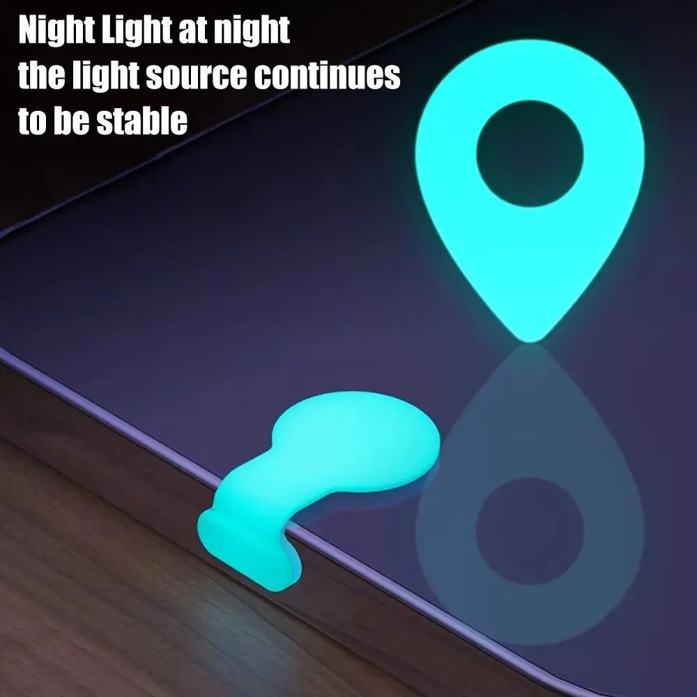 

6PCS Silicone Charging Port Dust Plug Dustproof Luminous USB Dust Plug Charging Port Protection Anti Lost Phone Dust Plug
