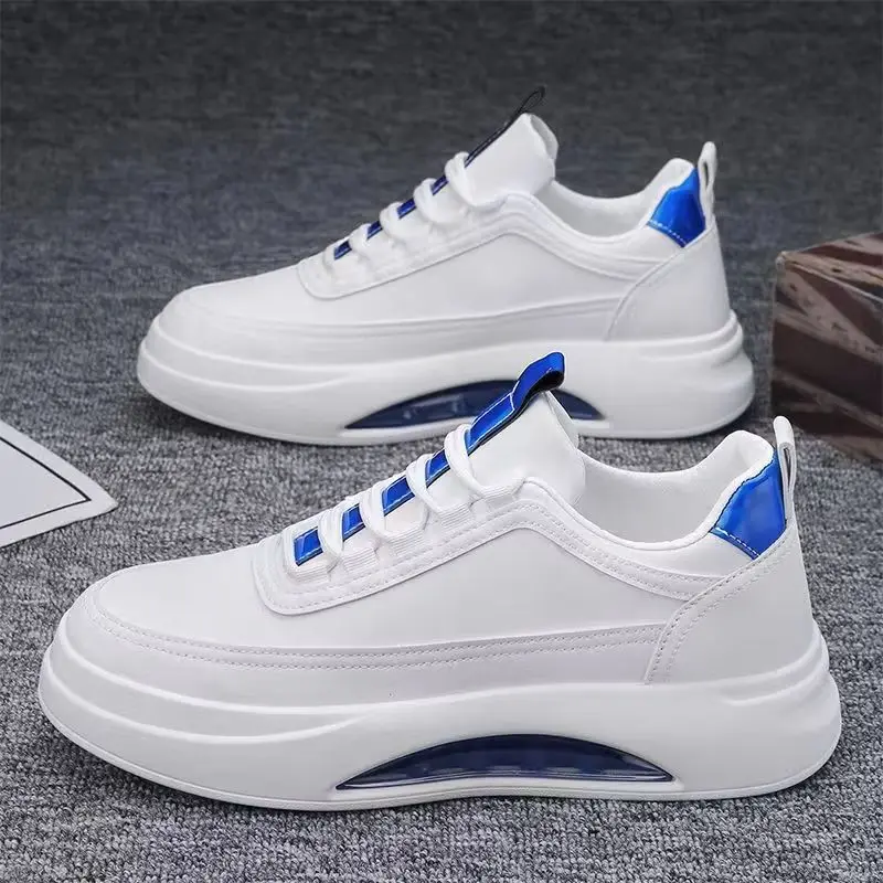 حذاء رجالي منصة في الهواء الطلق الرجال أحذية رياضية كاجوال موضة احذية الجري البيضاء تنفس الذكور حذاء رياضي خفيف المشي أحذية التنس