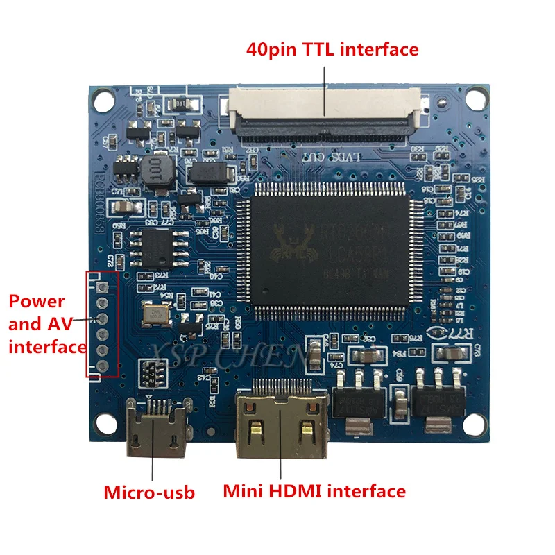 Mini Controller 4.3 Inch 480*272 LCD Display HDMI Control Driver Board for Lattepanda, Raspberry Pi Banana