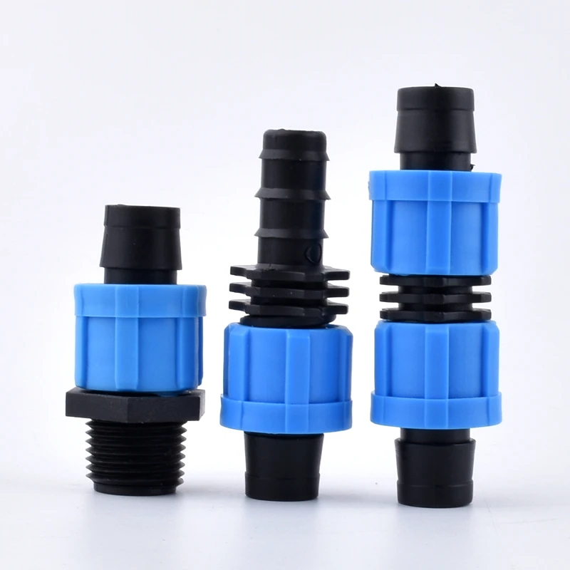 16mm Irrigation Hose Connector Labyrinth Belt Drip Irrigation Belt Quick Joint Watering irrigation Garden Water Pipe Connector