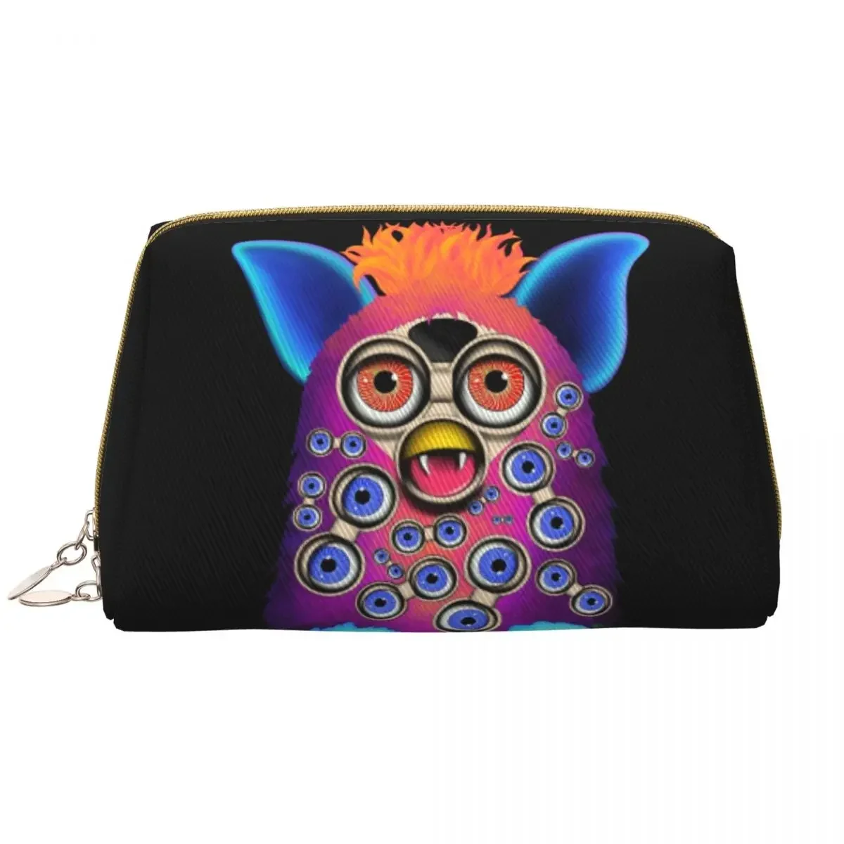 

Nightmare Furbys Cartoon Robot Toys Cosmetic Bag Women Fashion Big Capacity Makeup Case Beauty Storage Toiletry Bags