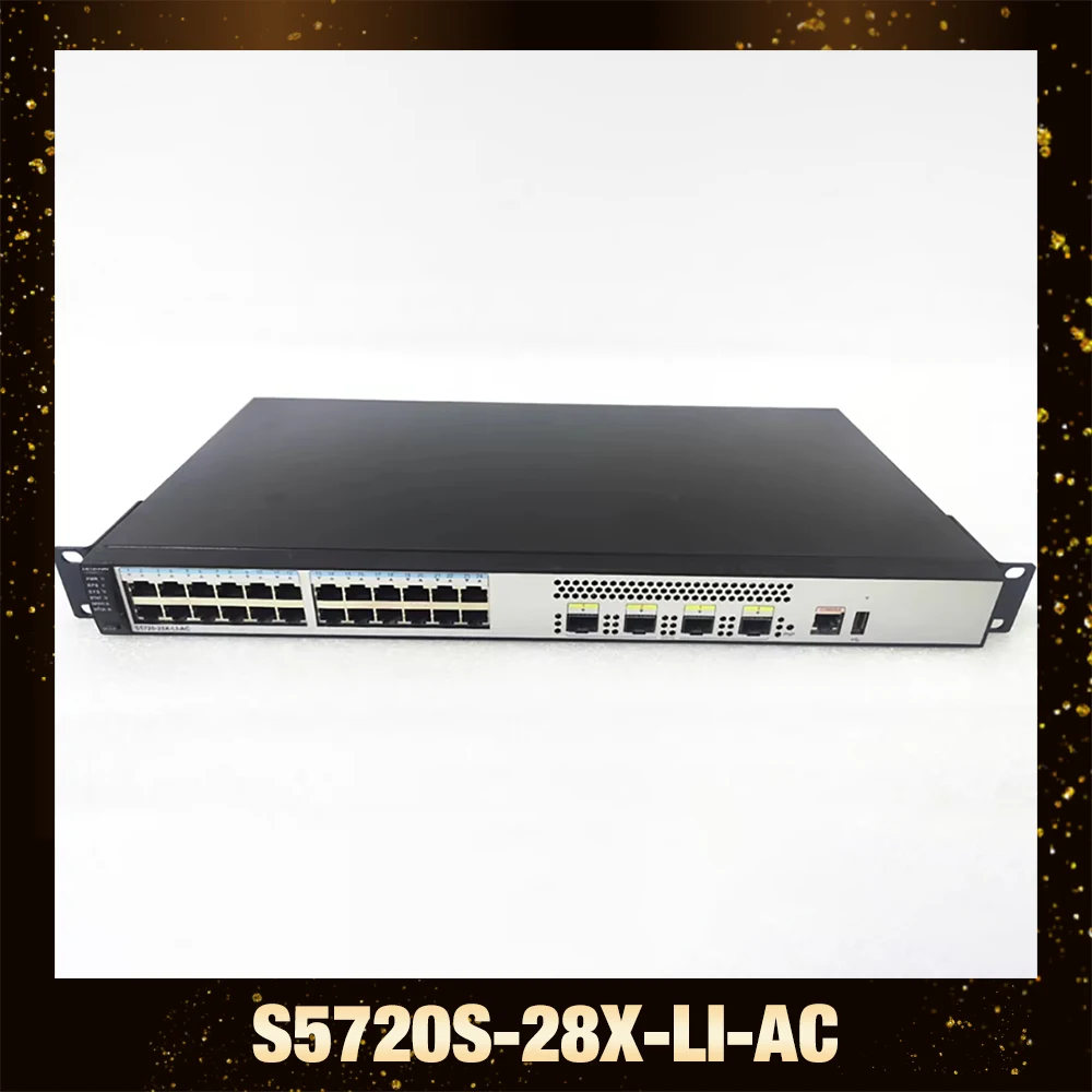 

For HUAWEI S5720S-28X-LI-AC 24 port Gigabit Ethernet+4-port SFP+10 Gigabit Ethernet Switch