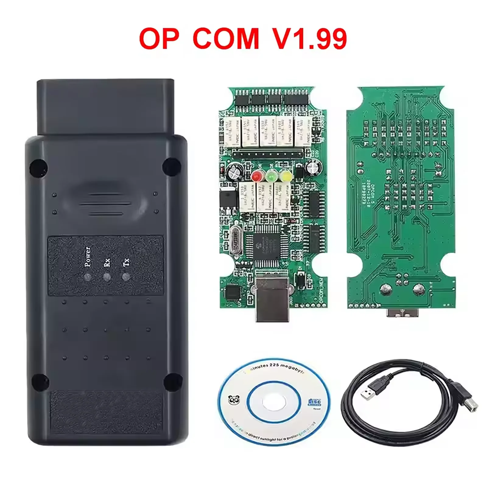 

Newest For Opel OPCOM 1.99 CAN BUS OBD2 Scanner Car Fault Tester Check Engine Adapter Car Diagnostic Tool for Opel Car Models