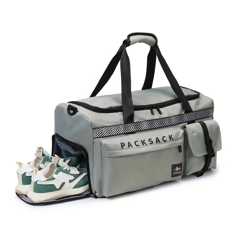 

Women's Nylon Travel Sports Backpack - Large Capacity Gym Bag with Wet-Dry Compartment for Short Trips Outdoor Activities