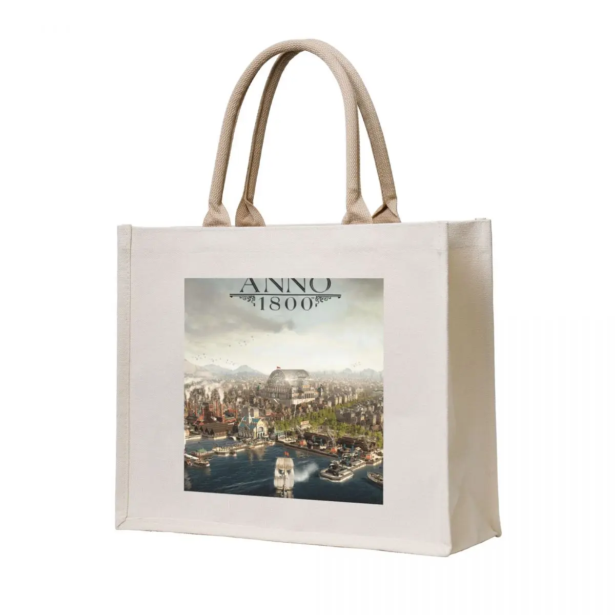 

Anno 1800 poster 2023 Tote Bag shopping trolley bag women bag Handbags women