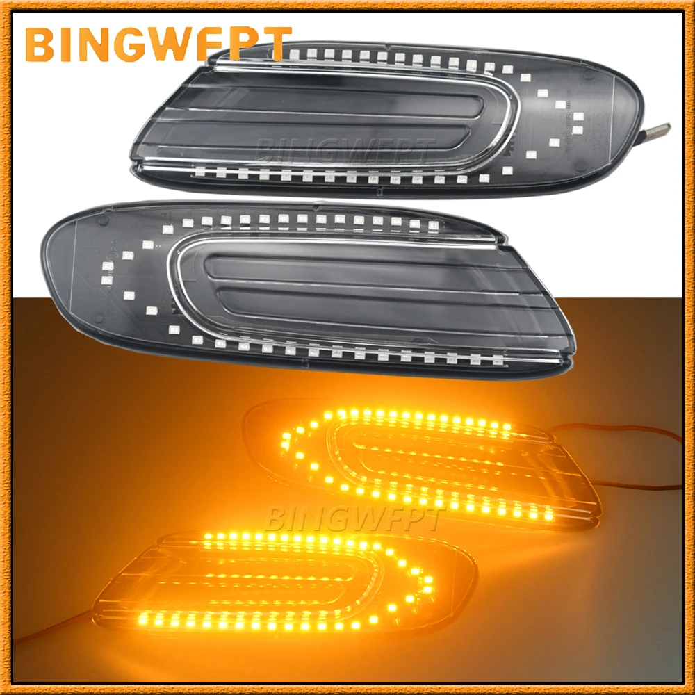 

For BMW LED Auto Side Marker Light Turn Dynamic Signal Fit For Mini Cooper F55 F56 F57 LCI2 2014-2022 LED Turn Signal Light Lamp