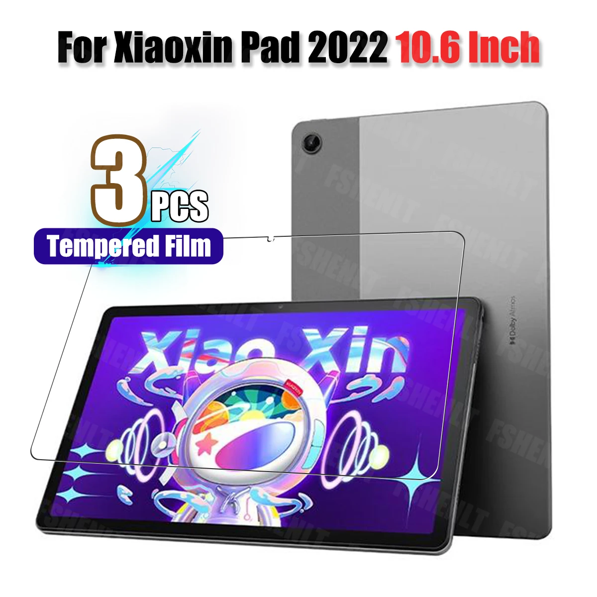 

Screen Protector For Lenovo Xiaoxin Pad 2022 10.6 Inch TB128FU TB125F Protective Film HD Clear Anti Scratch Clear Tempered Glass