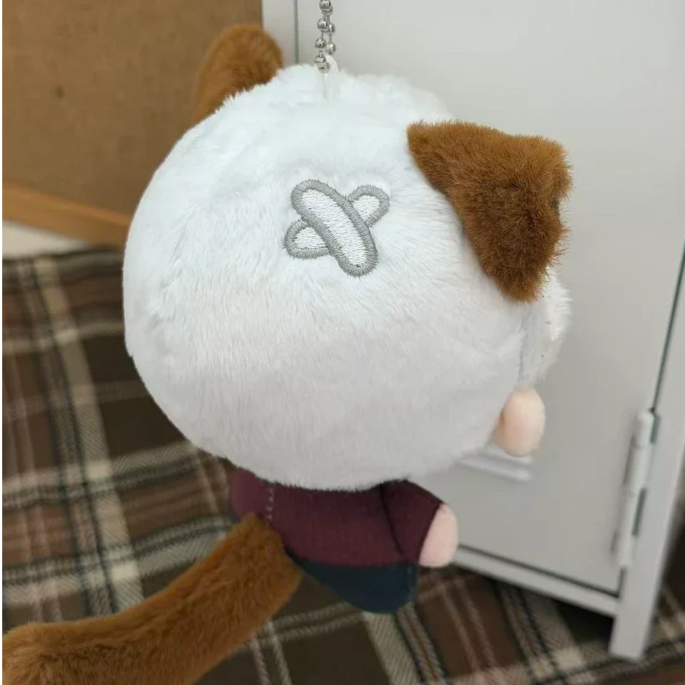 Op voorraad 10cm Love and Deepspace Sylus Pluche Knuffels Poppen Kleding Oren Staart Sleutelhanger Tas Anime Game Ornamenten Kindercadeaus