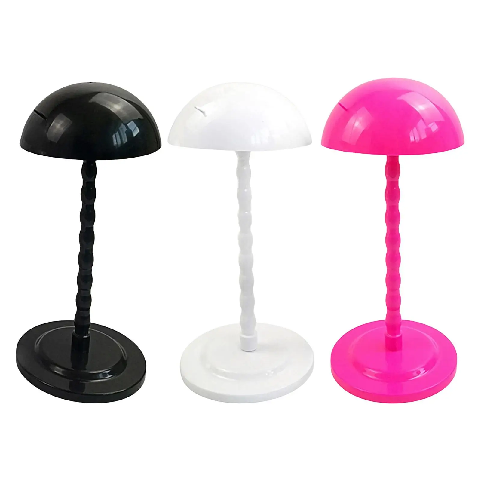 

Stand Non-Slip Mushroom Top Collapsible Portable Practical Stable Storage Hair Holder Stands for Drying Toupee Tool