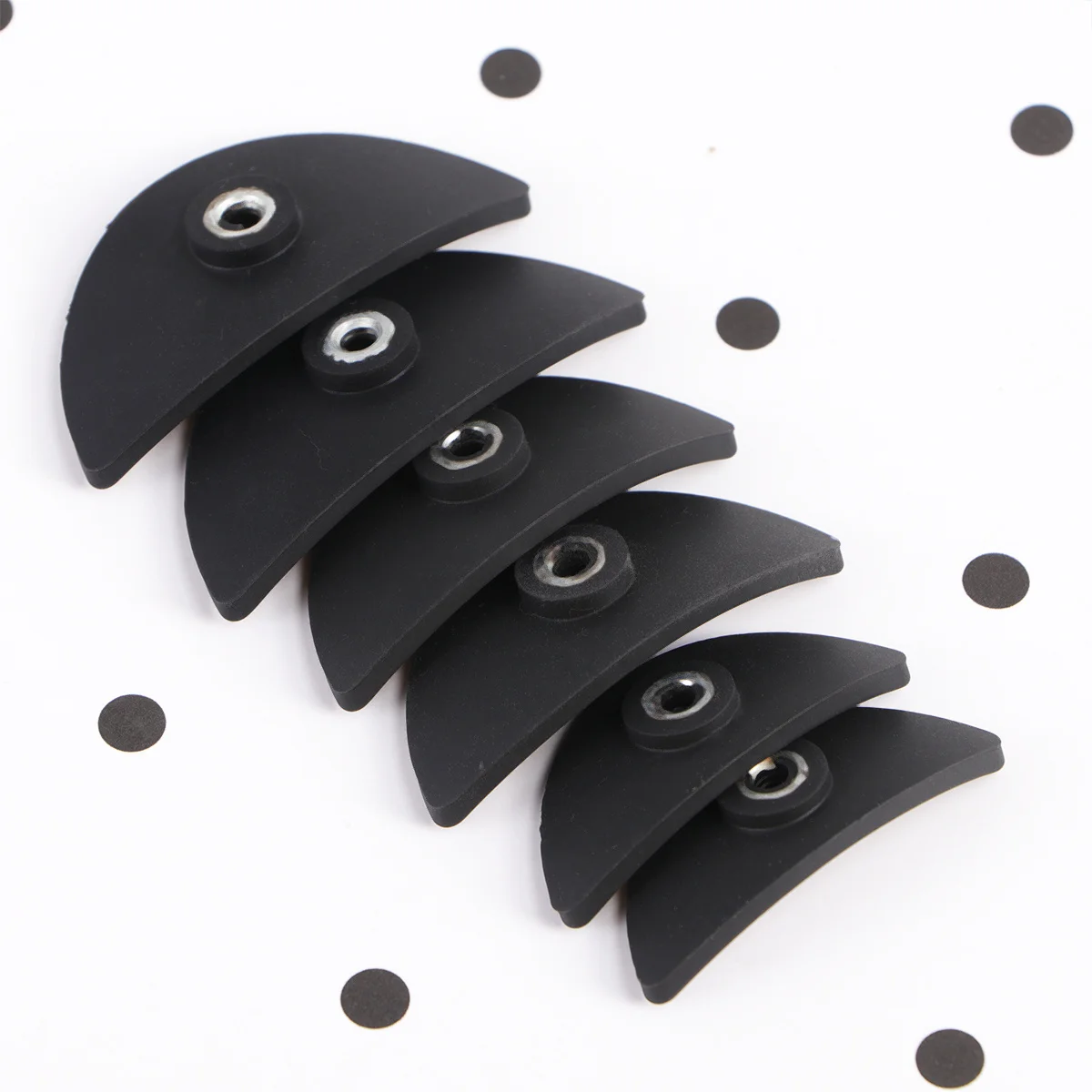 6 pçs silicone sombra de olho selo fácil aplicar multi-cor sombra ferramenta para iniciantes artistas presente perfeito vinco stamper selo