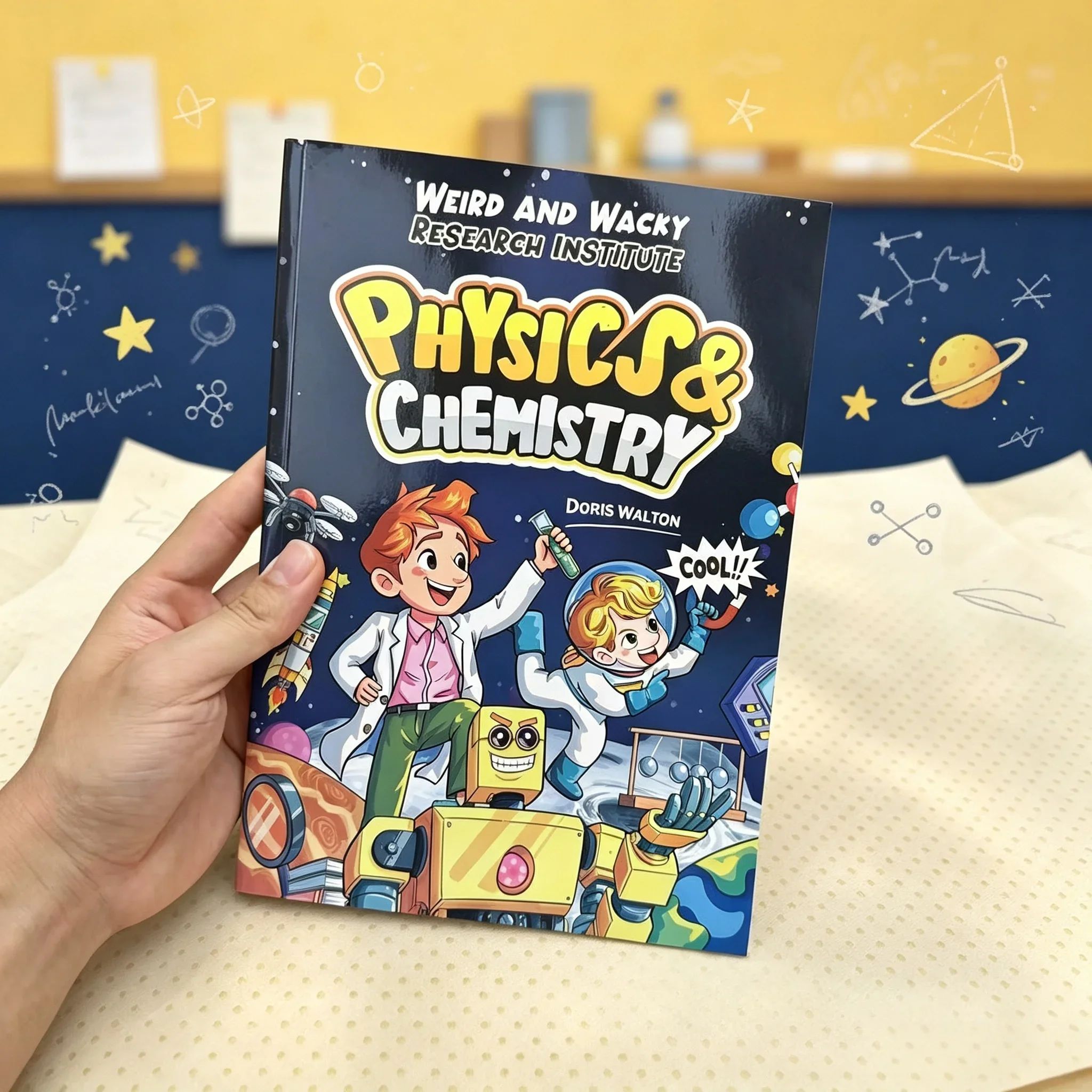 

Fun Physics Chemistry Illustrated Reading Books For Kids After-school Science Enlightenment Books Parent-child Reading Gifts