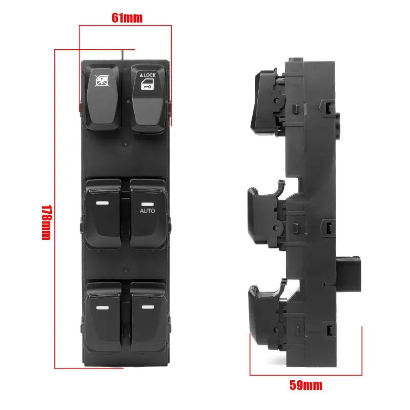 Electric Power Window Lifter Control Switch Button For Hyundai IX35 Tucson 2010 2011 2012 2013 2014 2015 93576-2S000 935762S000