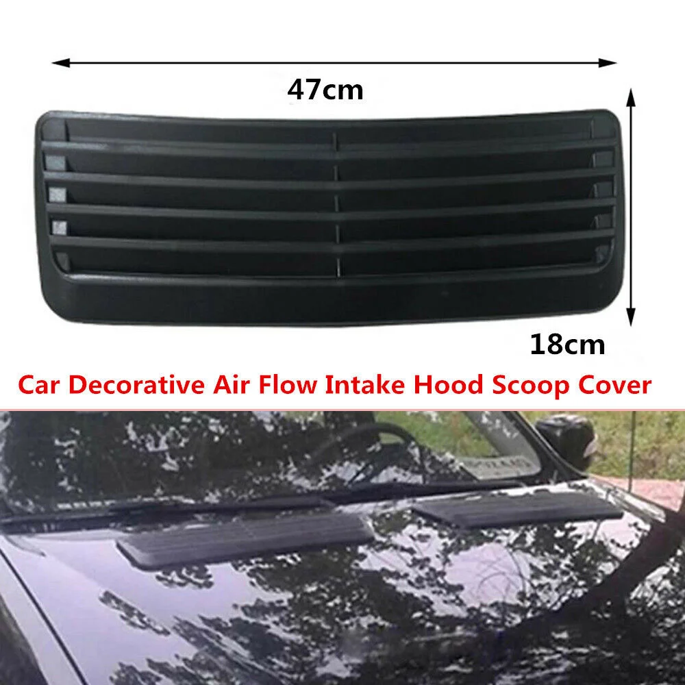 Car Engine Hood Louver Air Intake Outlet Cover Decorative Bonnet Vent Fender Moulding Trim Part Car Accessories Decoration