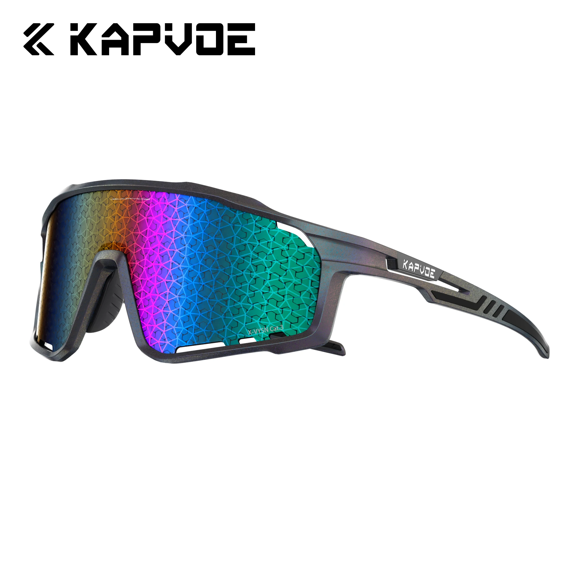 KAPVOE ナノレンズ MTB自転車サングラス UV400